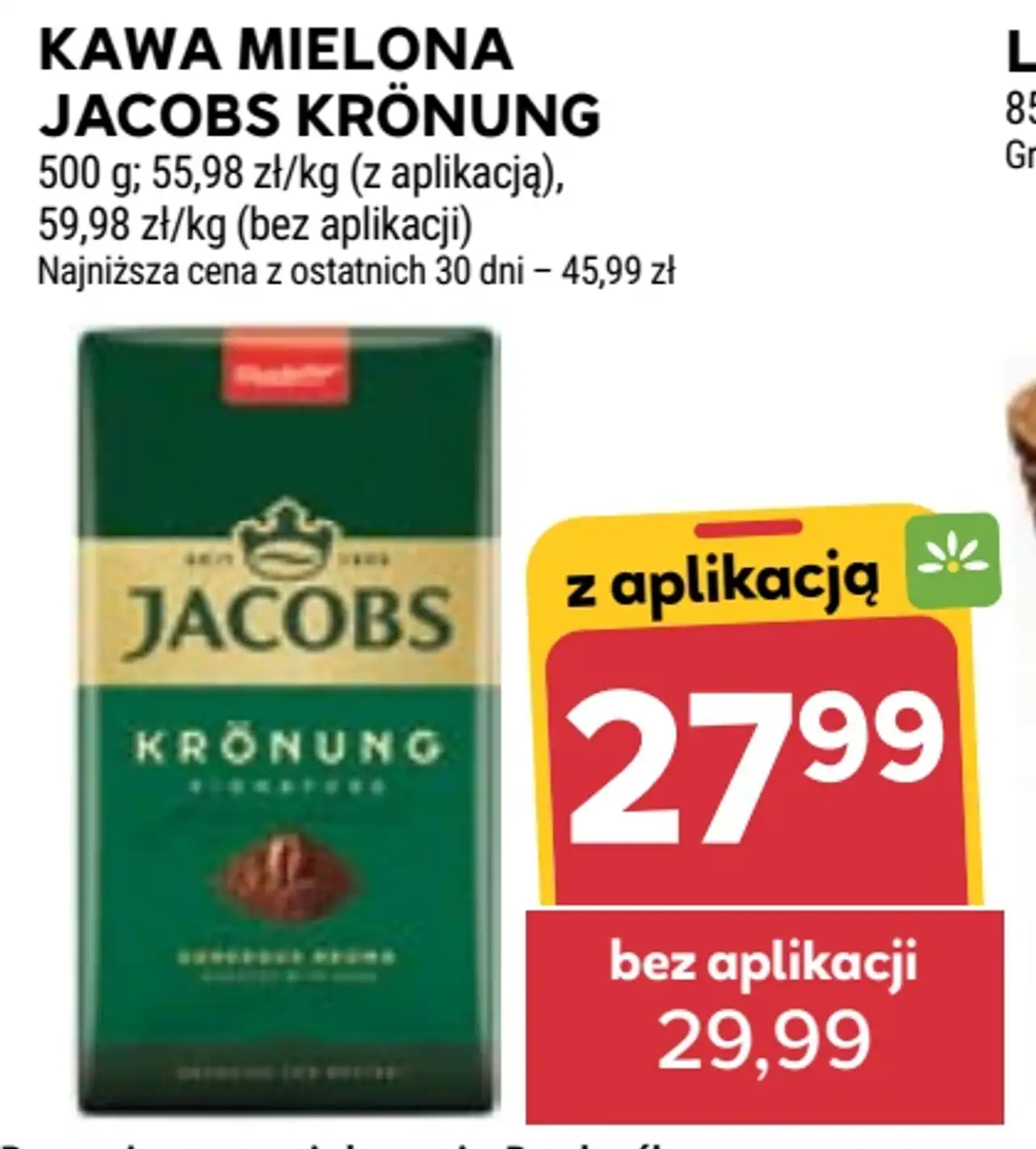 Kawa mielona Jacobs Krönung
