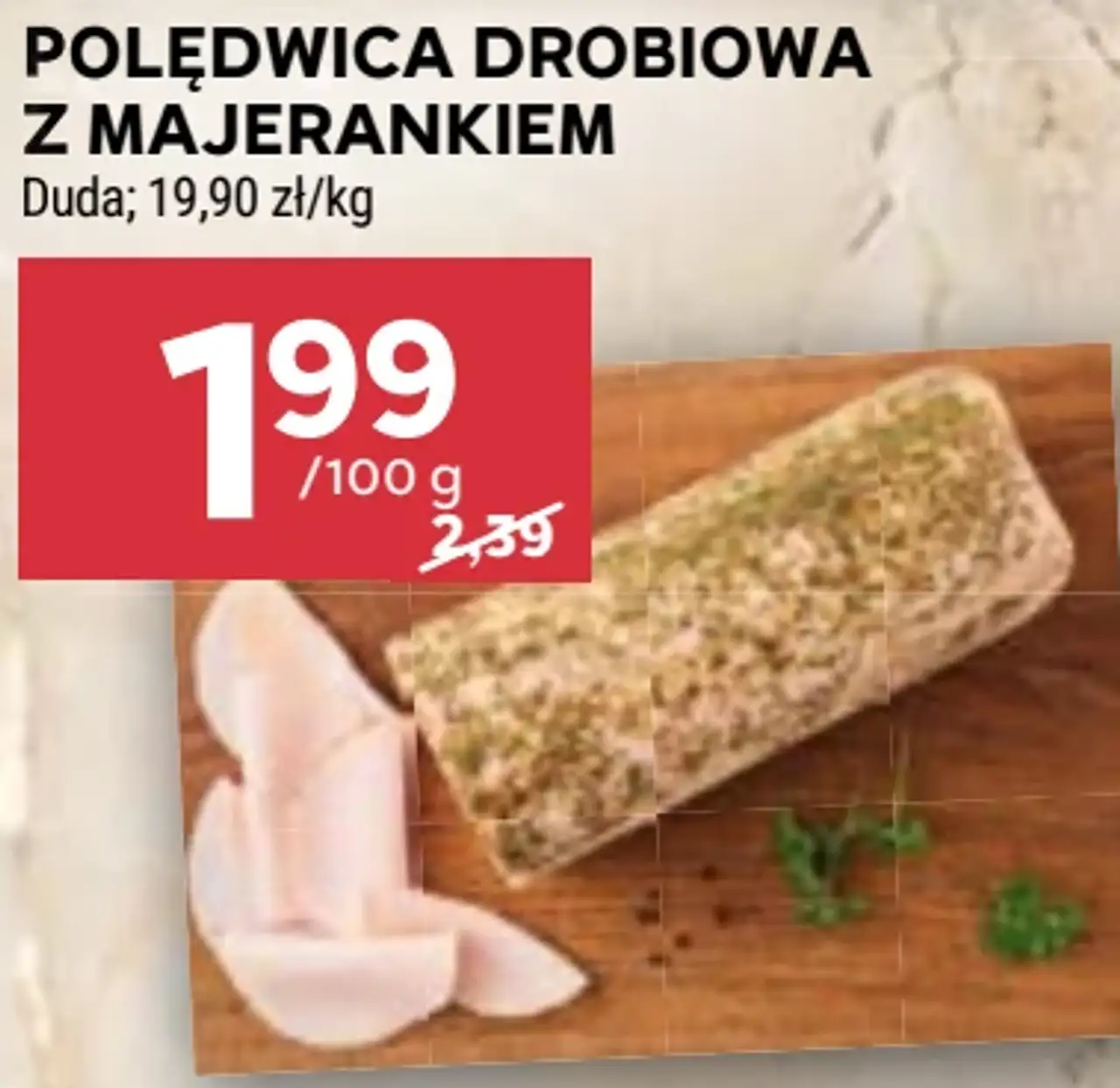 Polędwica drobiowa z majerankiem