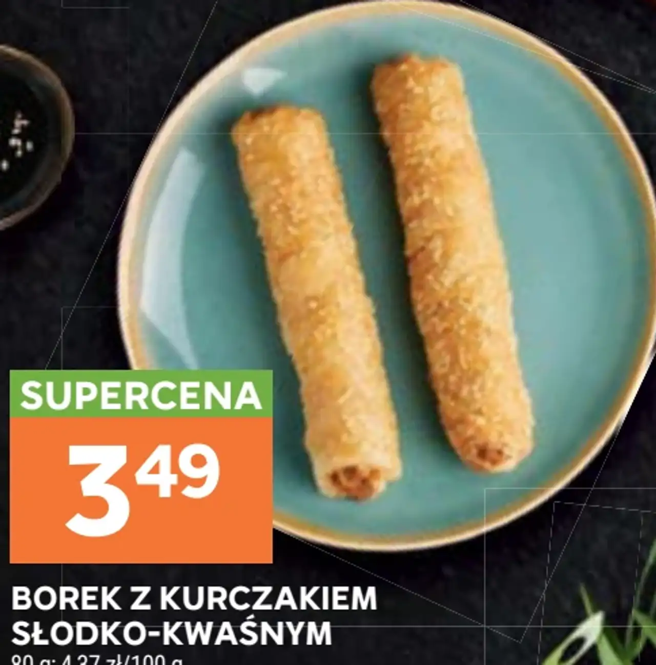 Borek z kurczakiem słodko-kwaśnym