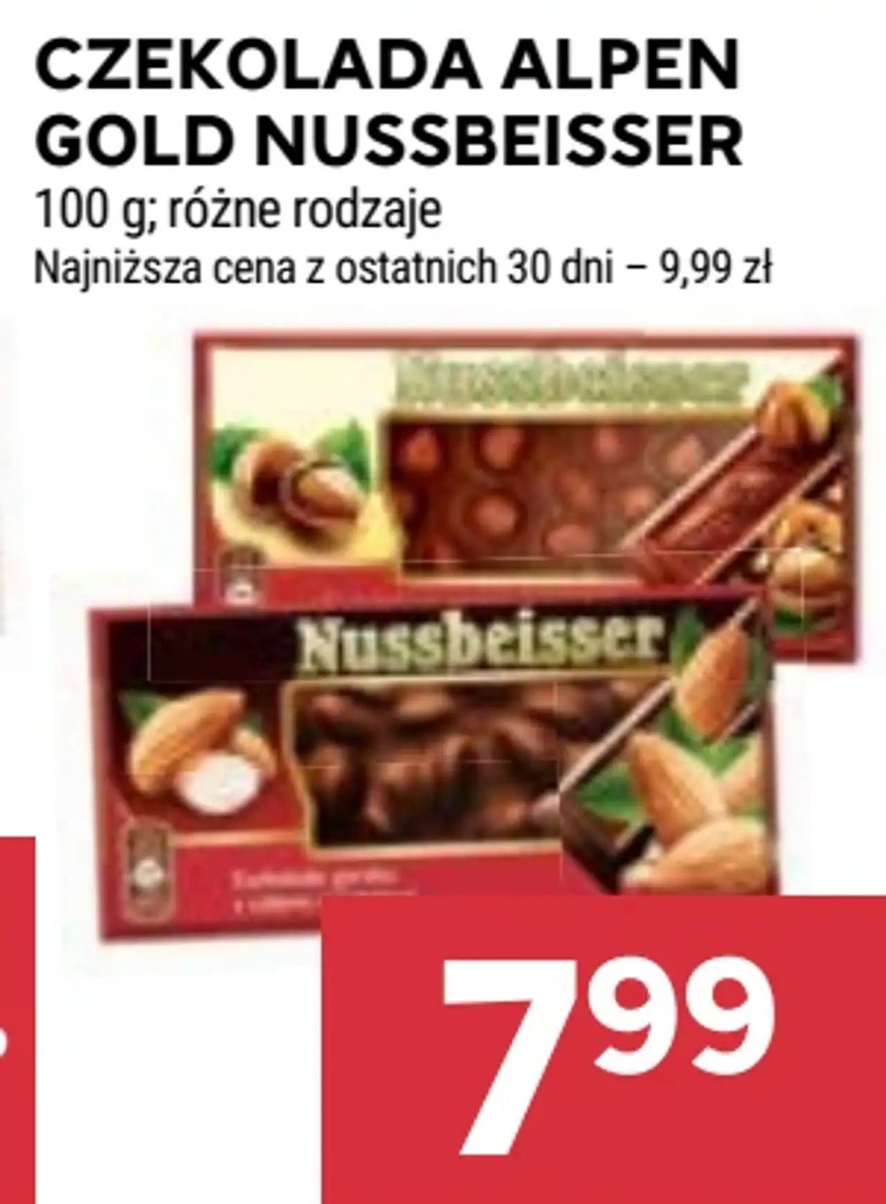 CZEKOLADA ALPEN GOLD NUSSBEISSER