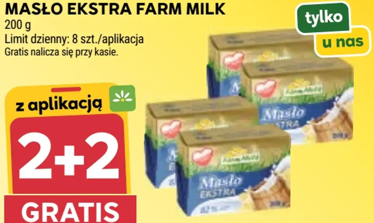 MASŁO EKSTRA FARM MILK 200 g