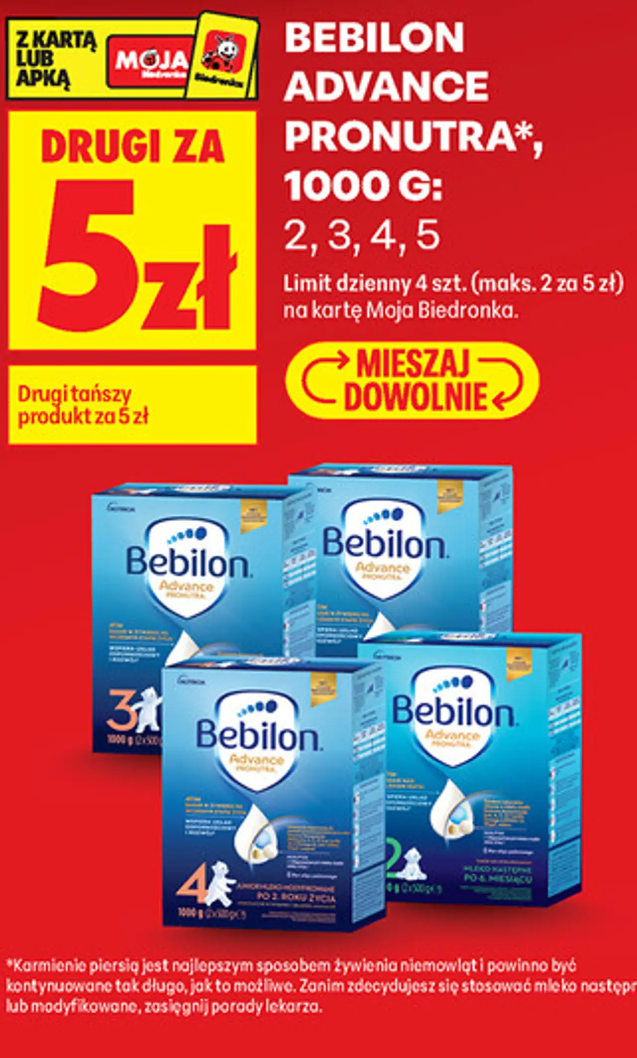 BEBILON ADVANCE PRONUTRA*, 1000 G: 2, 3, 4, 5