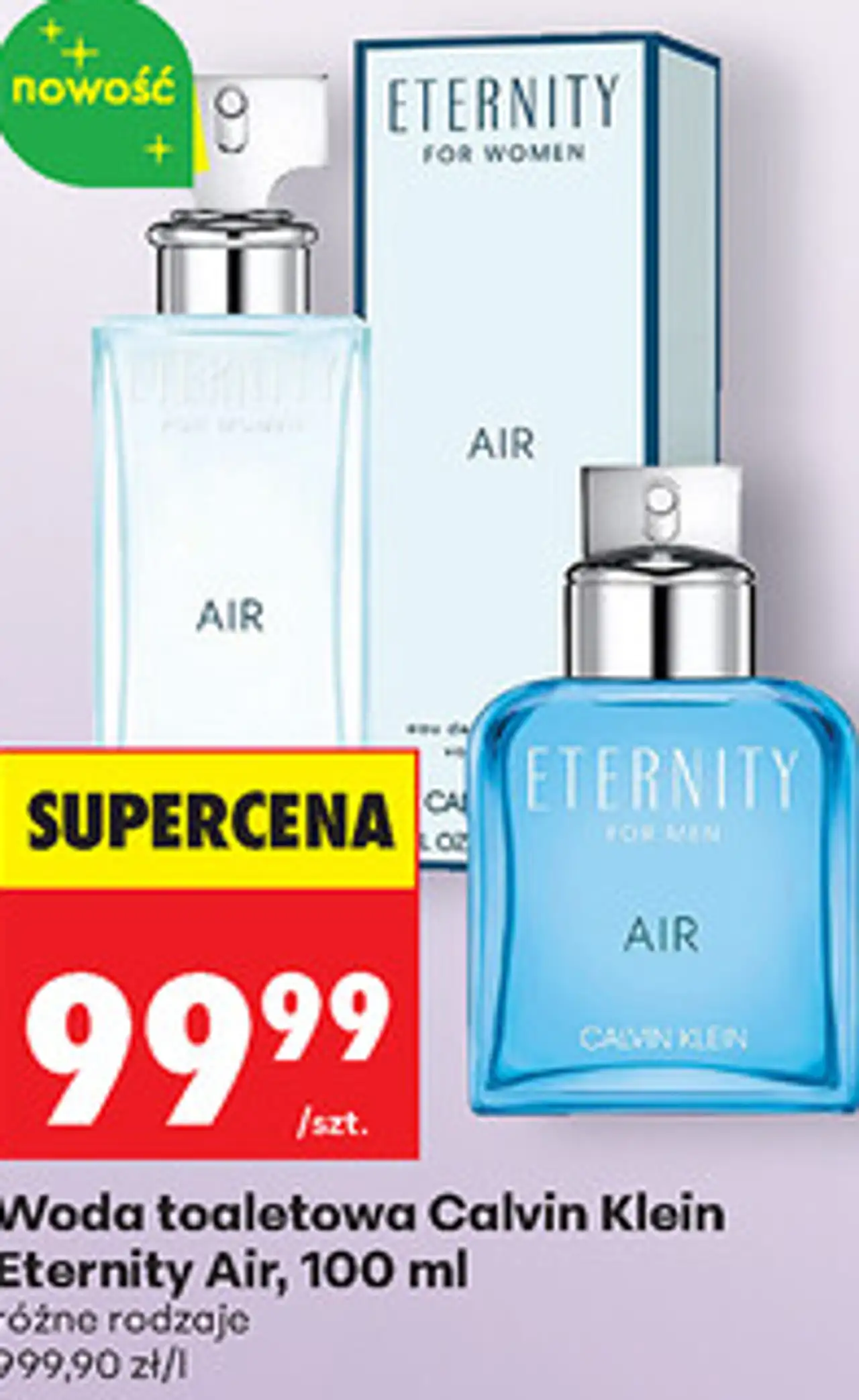 Woda toaletowa Calvin Klein Eternity Air, 100 ml