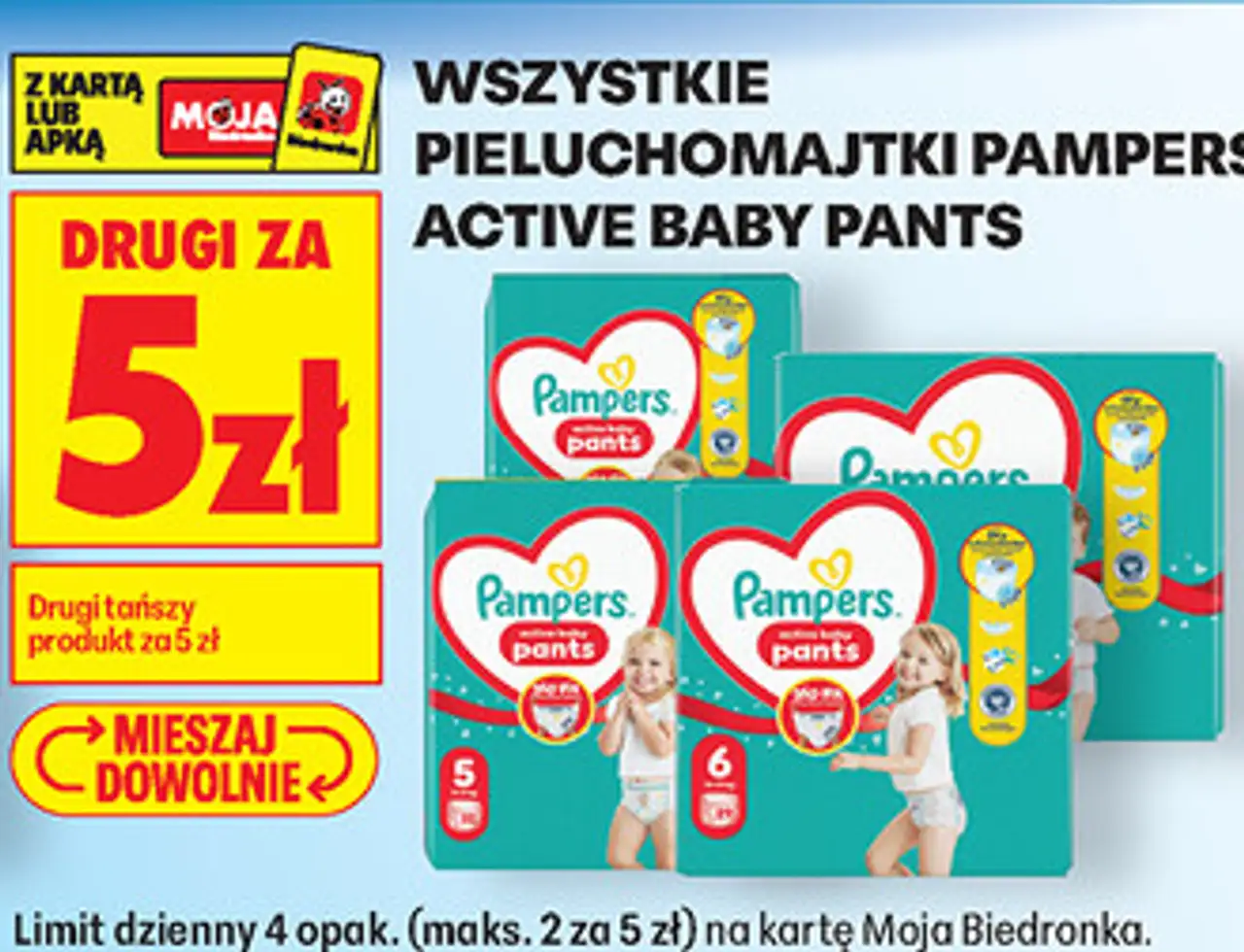 Pieluchomajtki Pampers Active Baby Pants