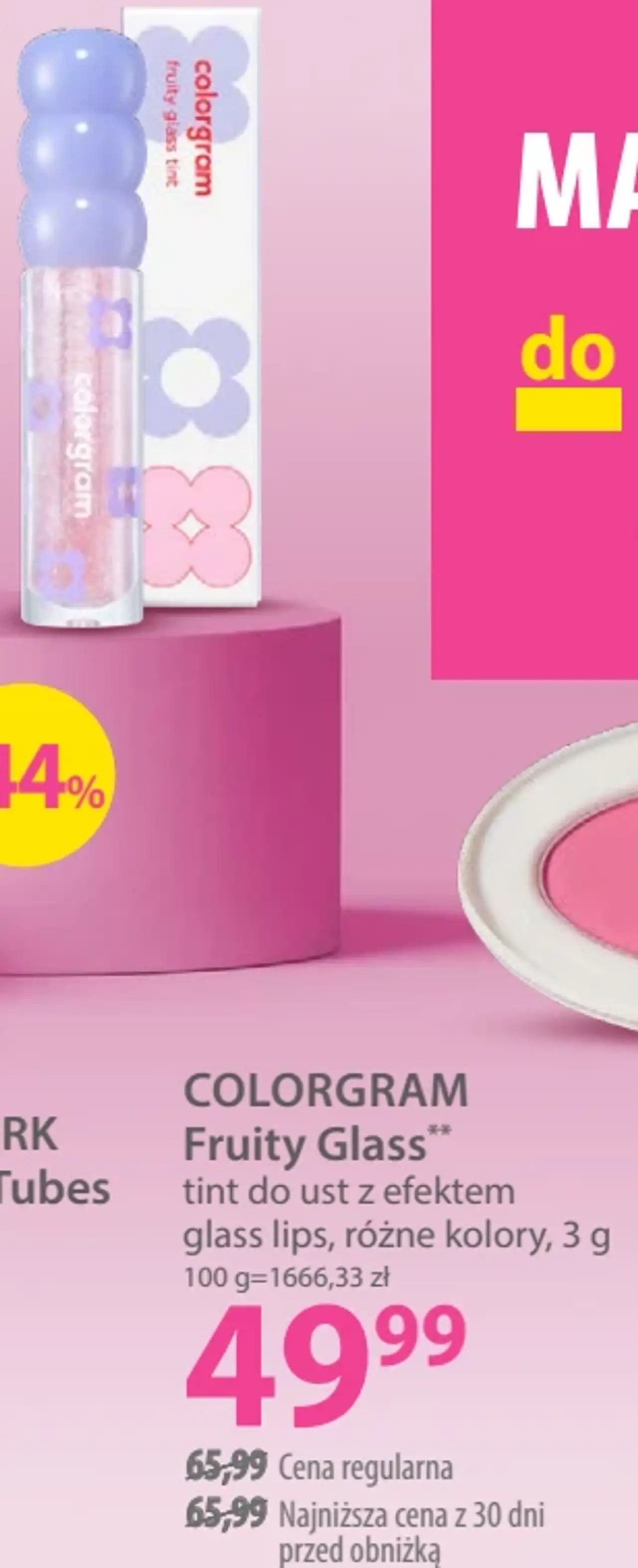 COLORGRAM Fruity Glass tint do ust z efektem glass lips