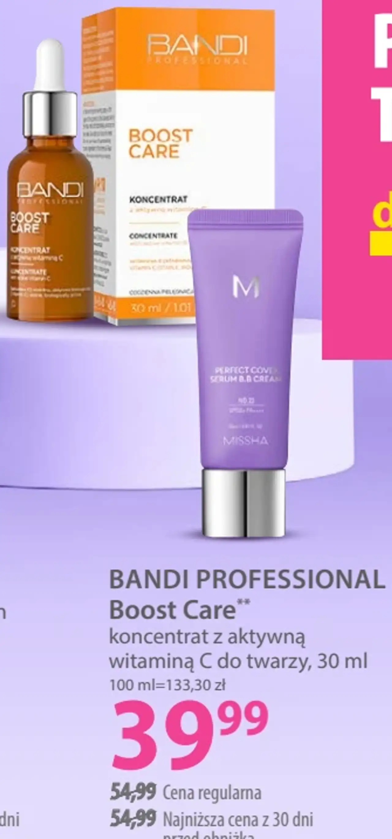 BANDI PROFESSIONAL Boost Care koncentrat z aktywną witaminą C do twarzy