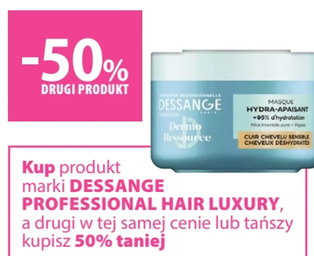 Maska do włosów Dessange Professional Hair Luxury Hydra-Apaisant