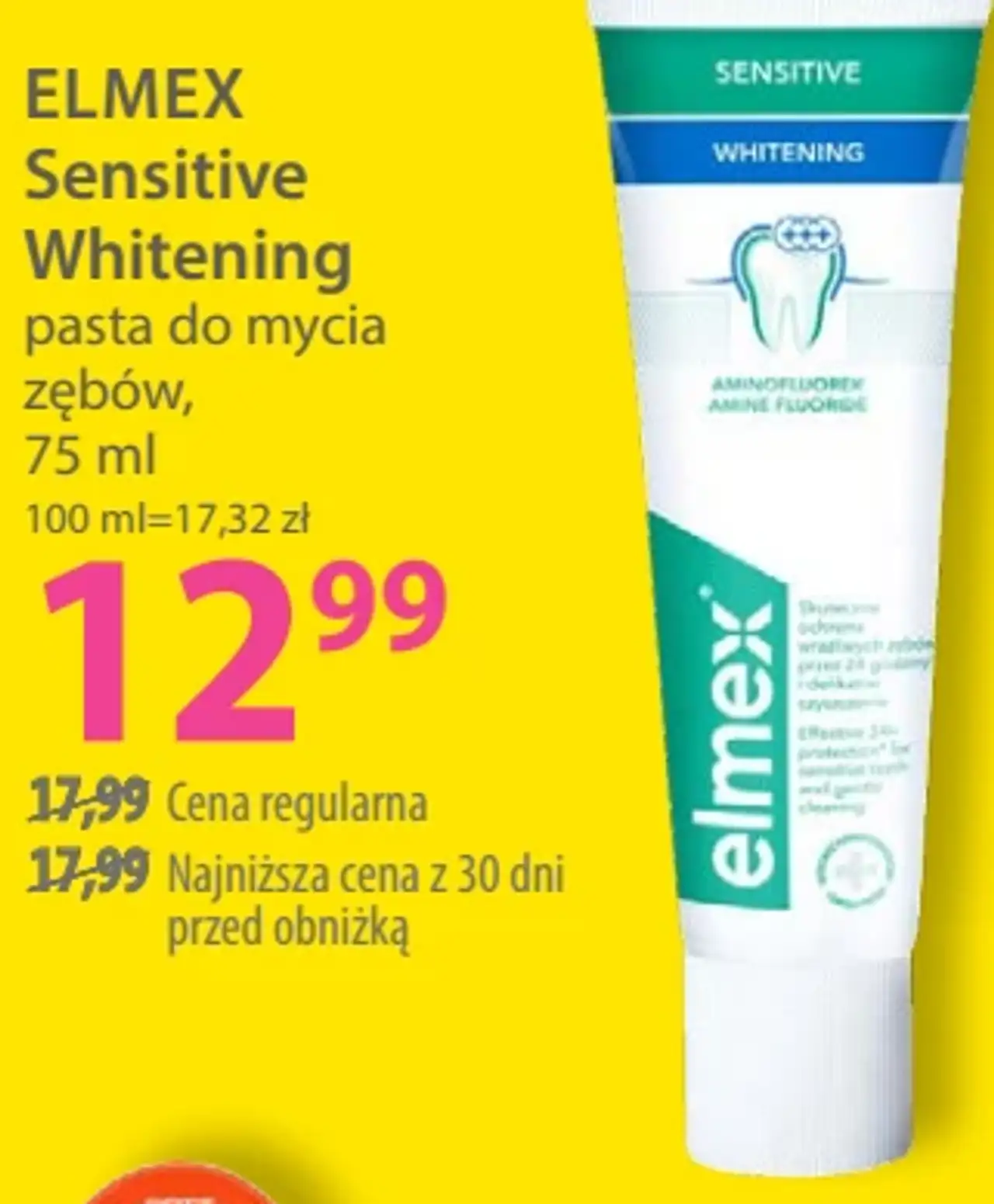 ELMEX Sensitive Whitening pasta do mycia zębów