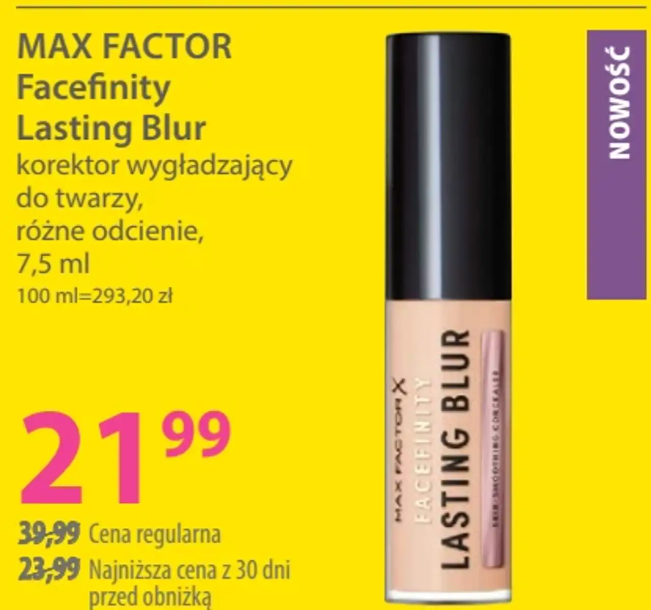 MAX FACTOR Facefinity Lasting Blur korektor wygładzający do twarzy