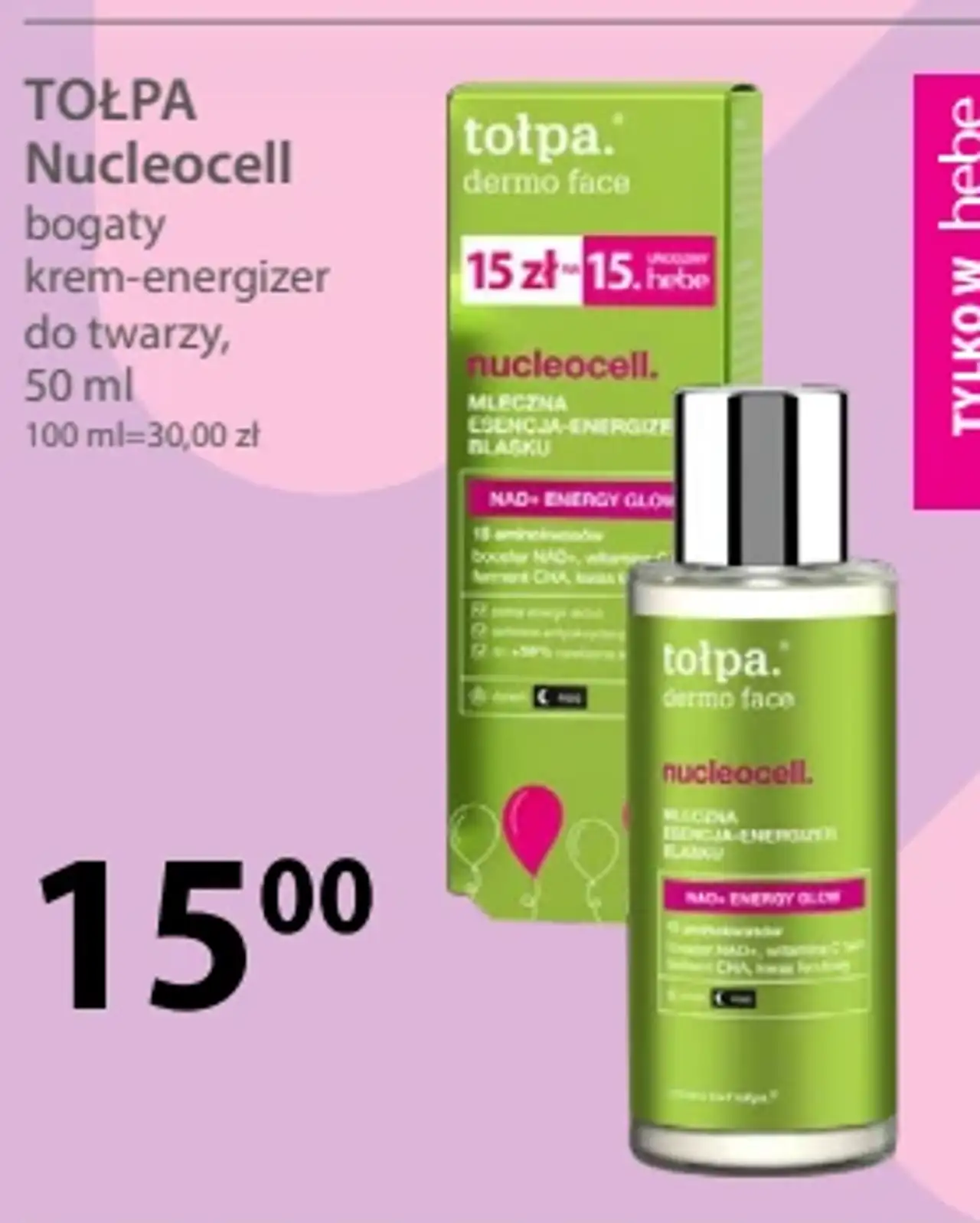 TOŁPA Nucleocell bogaty krem-energizer do twarzy