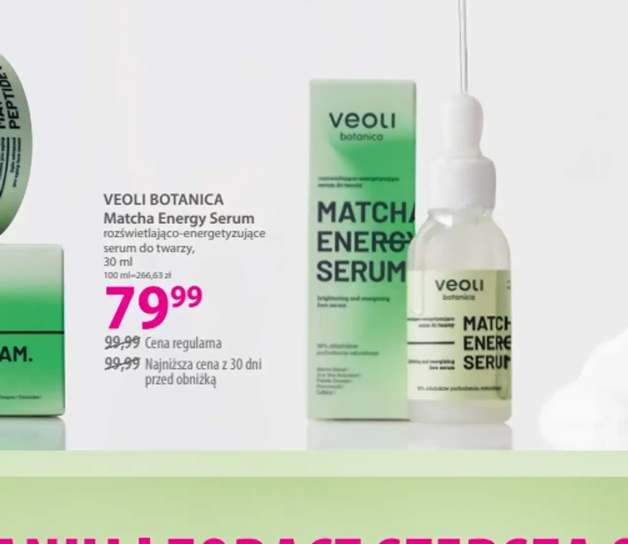 VEOLI BOTANICA Matcha Energy Serum rozświetlająco-energetyzujące serum do twarzy