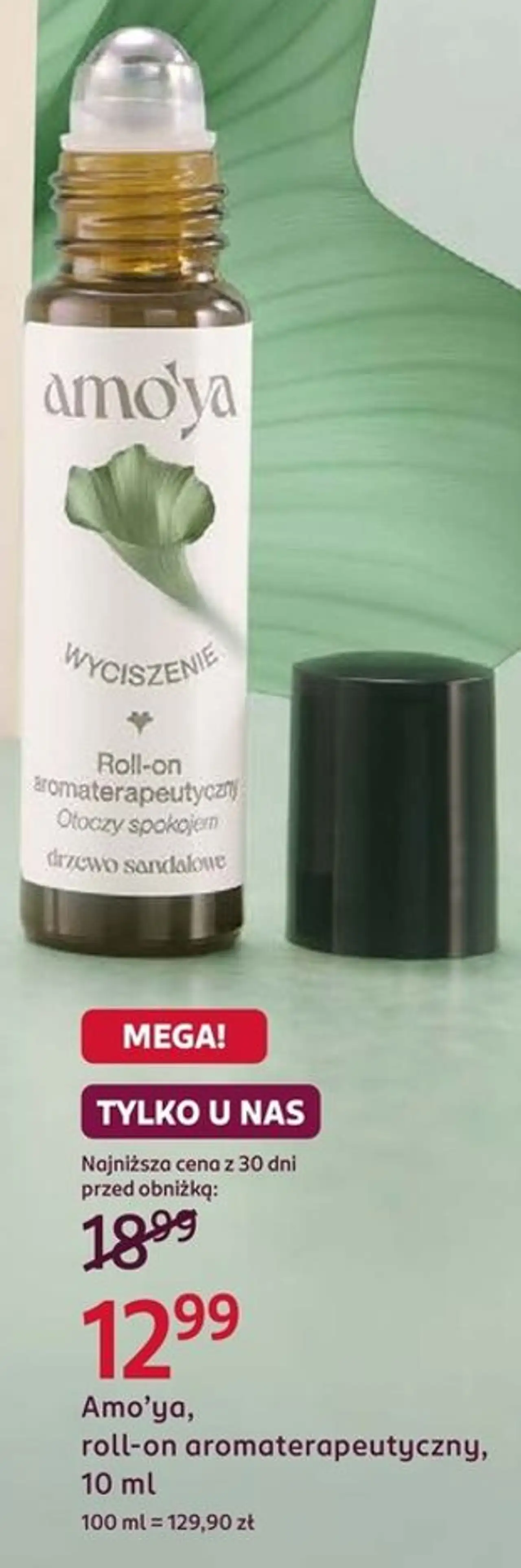 Amo'ya, roll-on aromaterapeutyczny, 10 ml