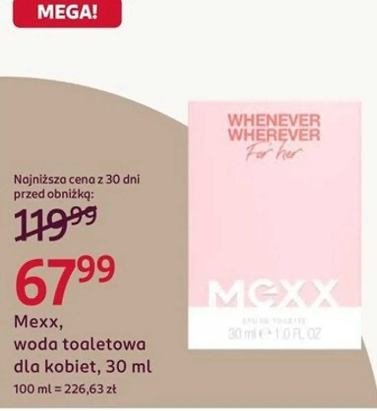 Mexx Whenever Wherever For Her, woda toaletowa dla kobiet, 30 ml