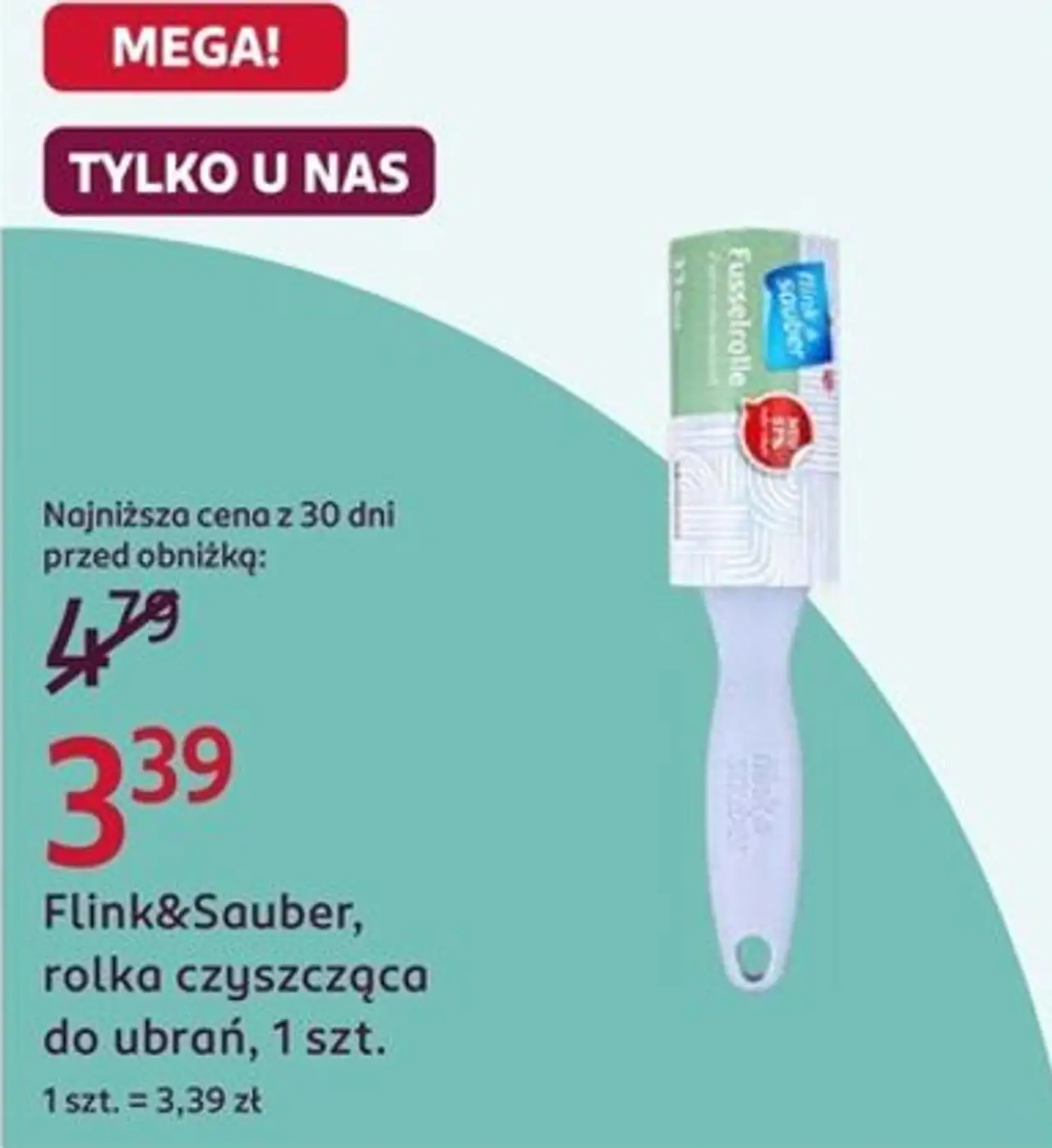 Flink&Sauber, rolka czyszcząca do ubrań, 1 szt.