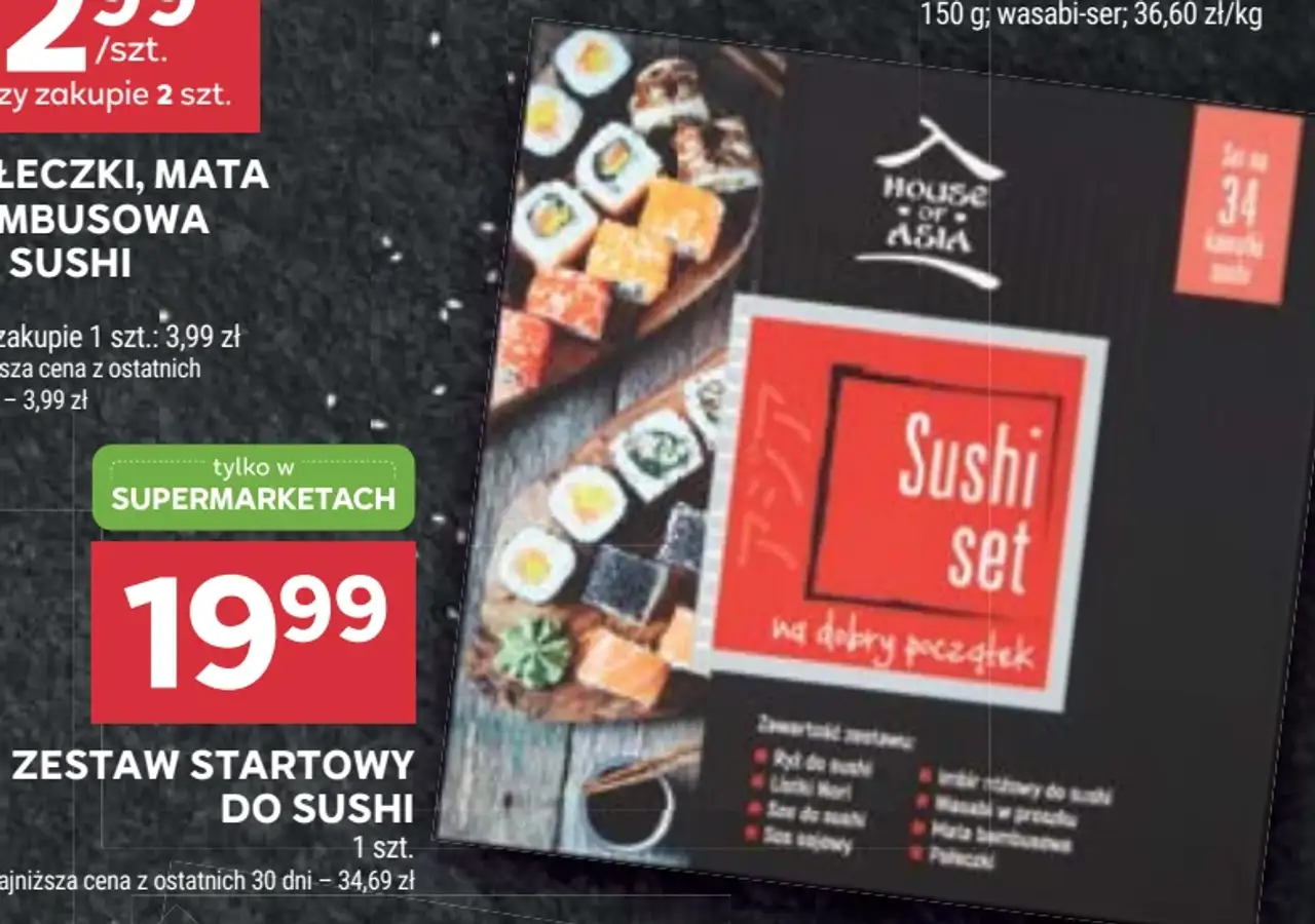 Zestaw startowy do sushi House of Asia