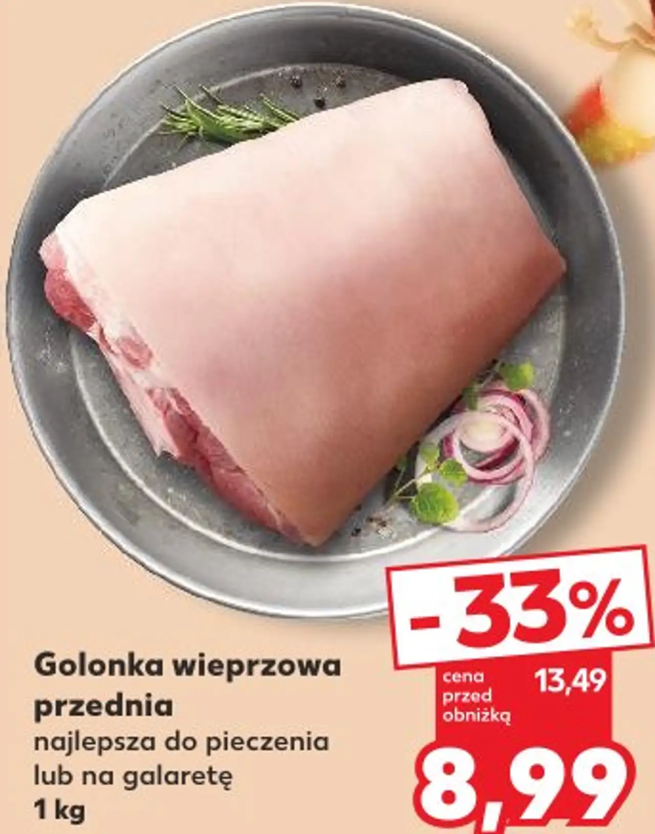 Golonka wieprzowa przednia najlepsza do pieczenia lub na galaretę 1 kg