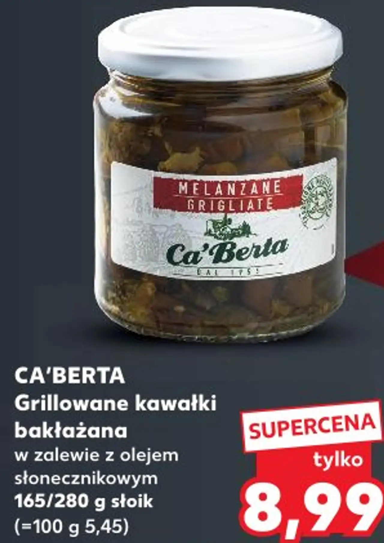 Ca'Berta Grillowane kawałki bakłażana