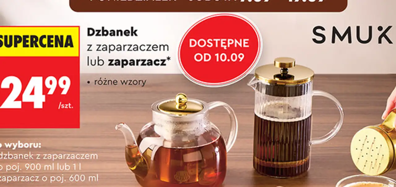 SMUKEE Dzbanek z zaparzaczem lub zaparzacz