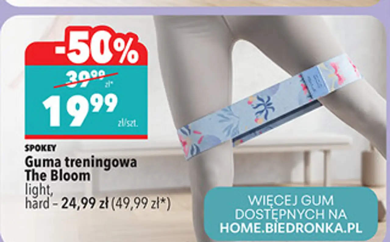 Spokey Guma treningowa The Bloom