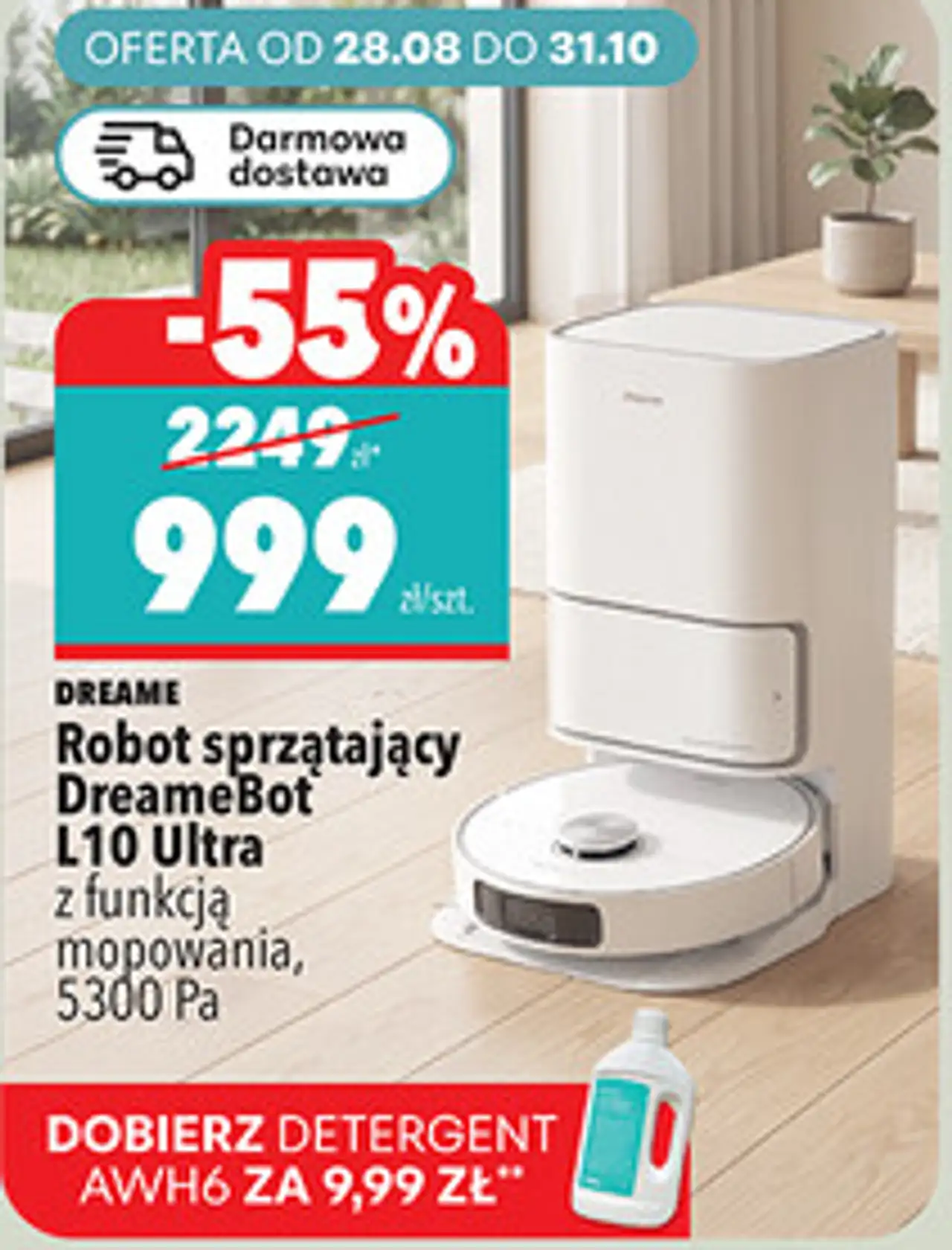 Dreame Robot sprzątający DreameBot L10 Ultra