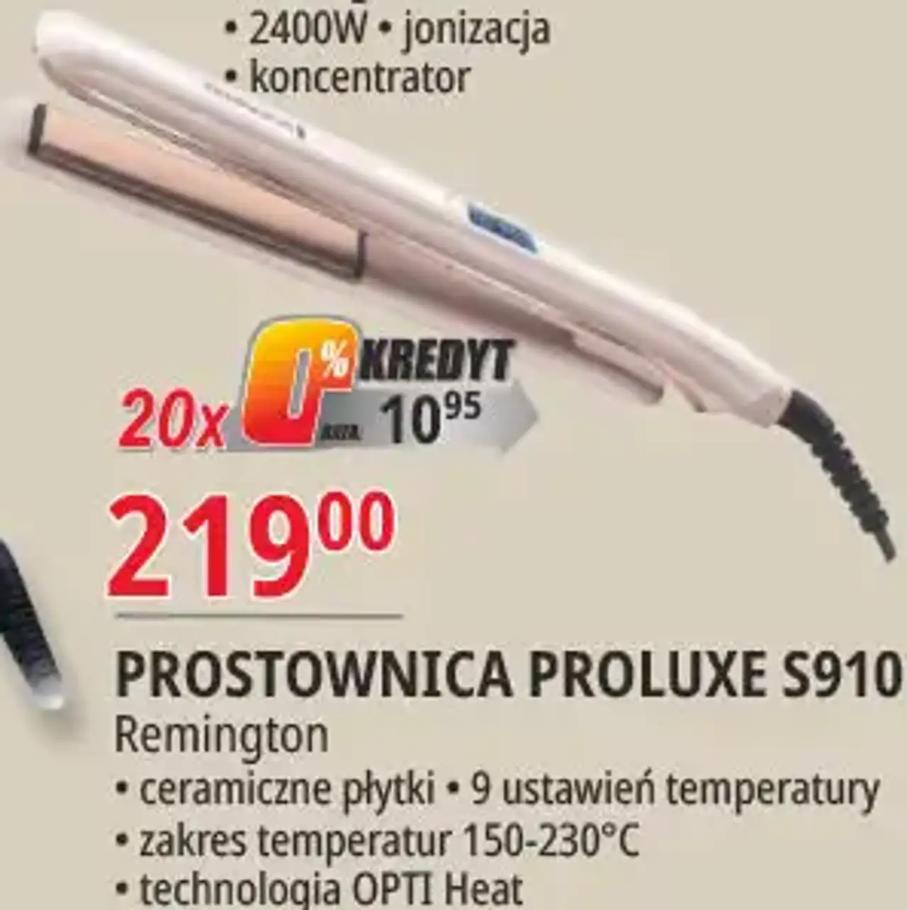 Prostownica Remington PROLUXE S9100