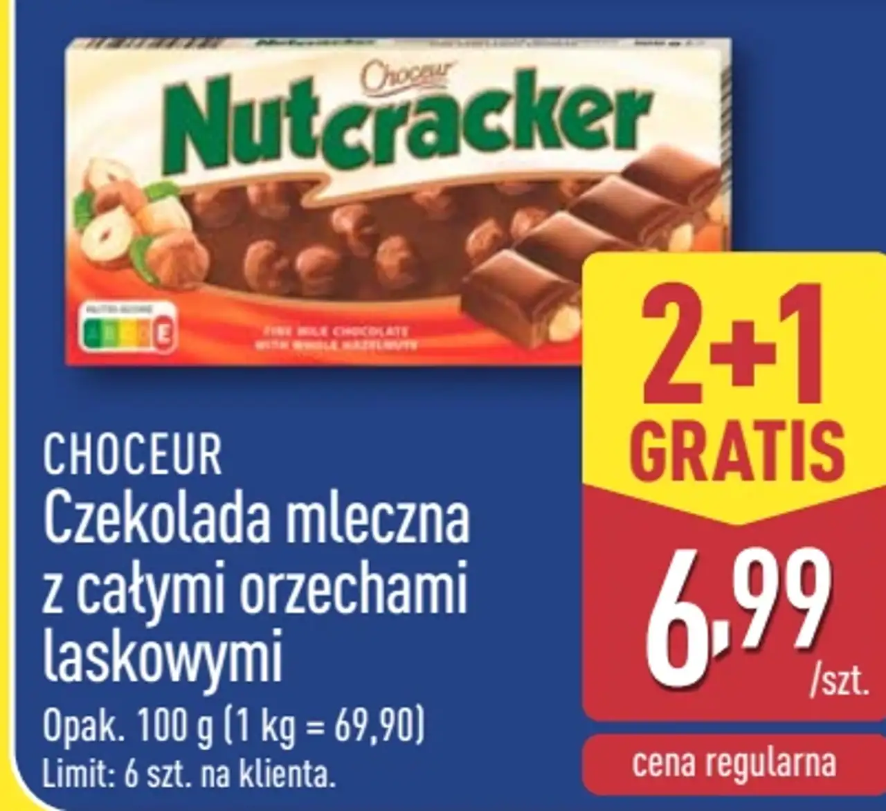 Choceur Czekolada mleczna z całymi orzechami laskowymi