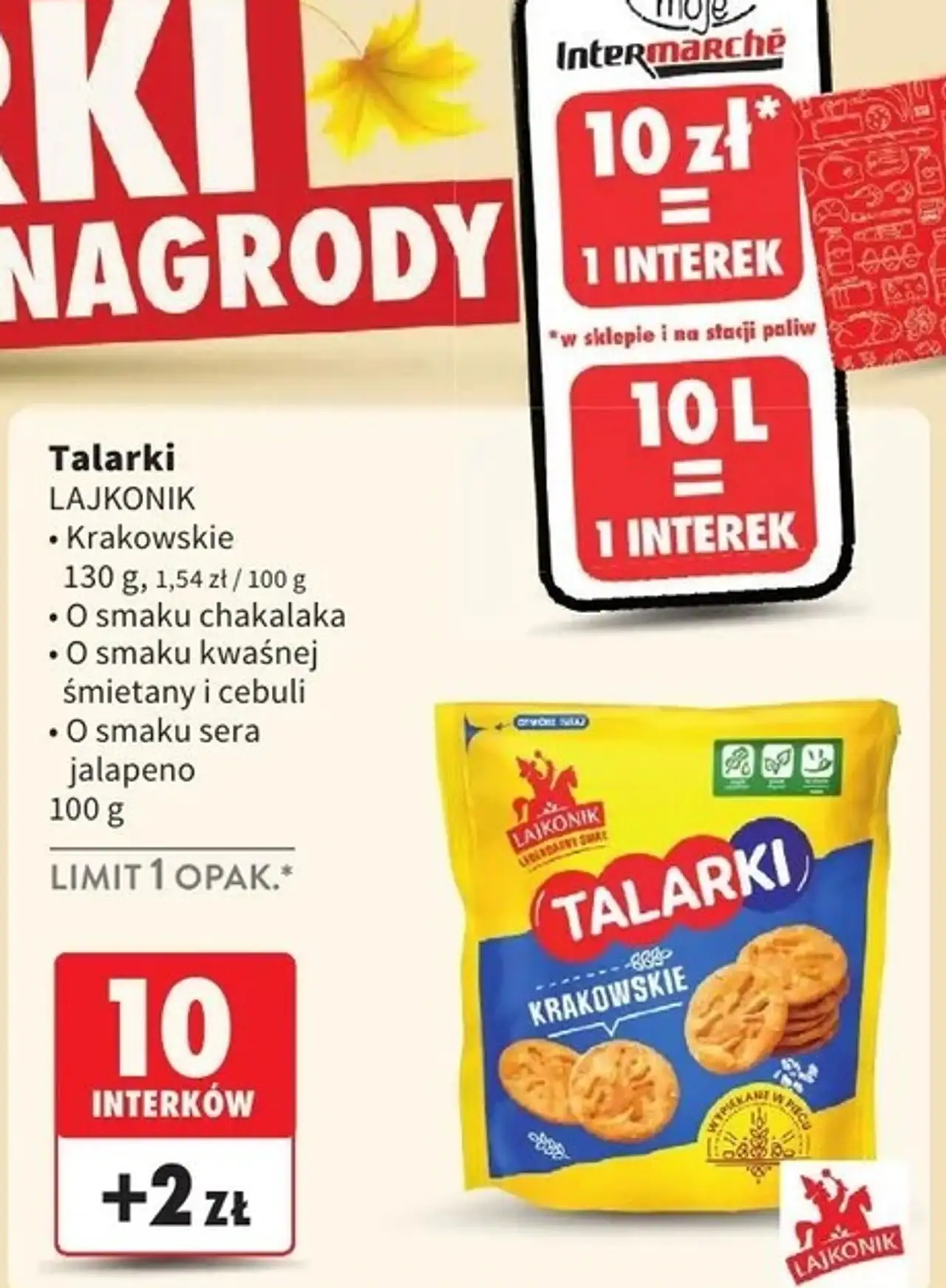 Krakersy Lajkonik Krakowskie Talarki