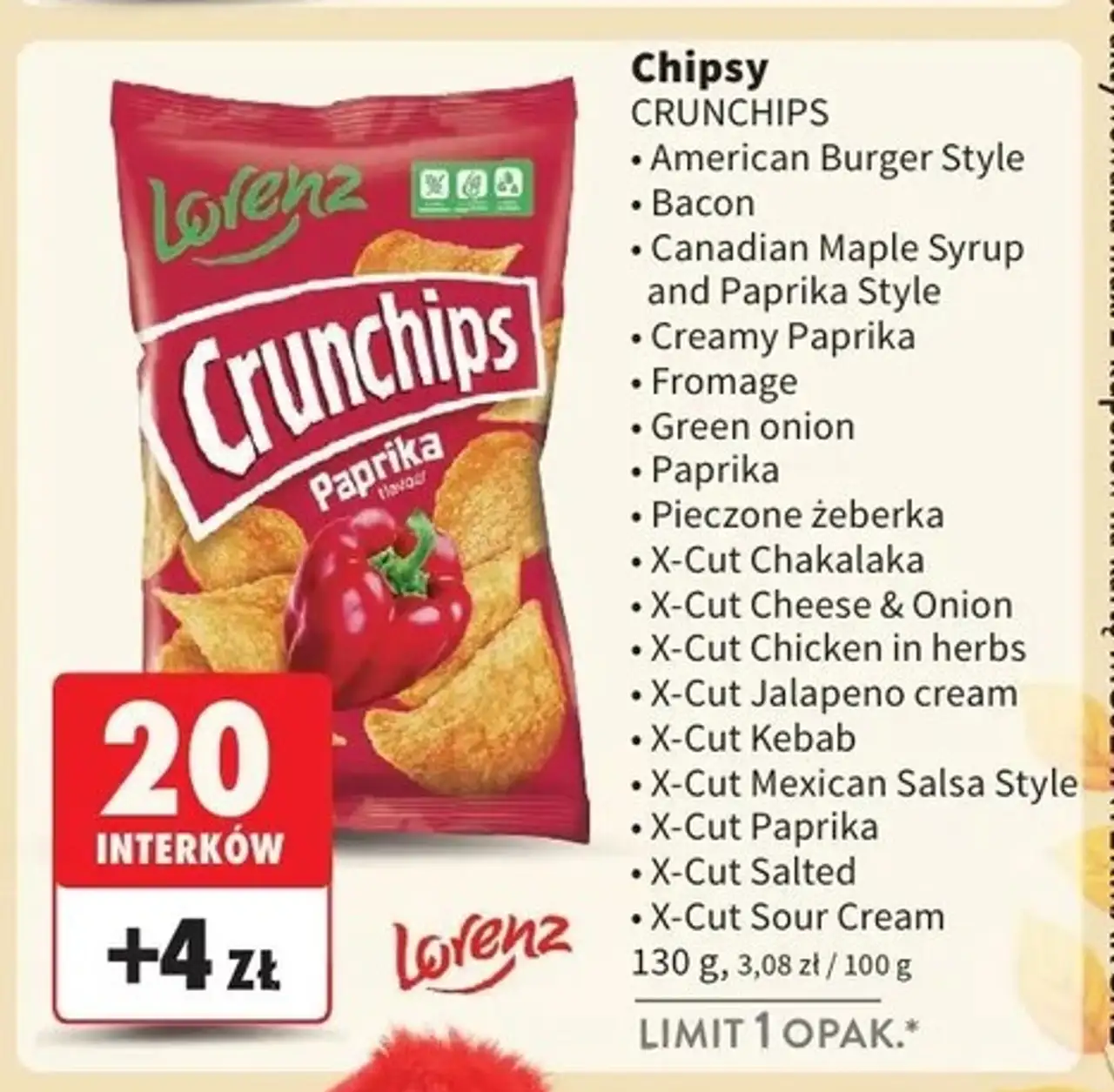 Chipsy mexican salsa style Crunchips X-Cut