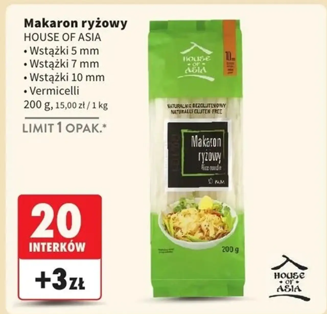 Makaron vermicelli House Of Asia