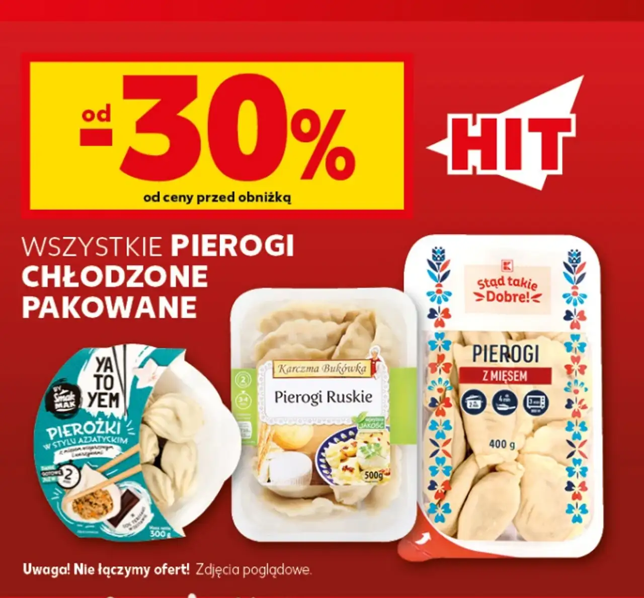 Wszystkie pierogi chłodzone pakowane (Ja To Yem, Karczma Bukówka, Stąd takie dobre!)