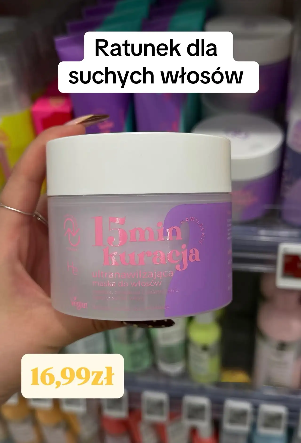 15min Kuracja ultranawilżająca maska do włosów