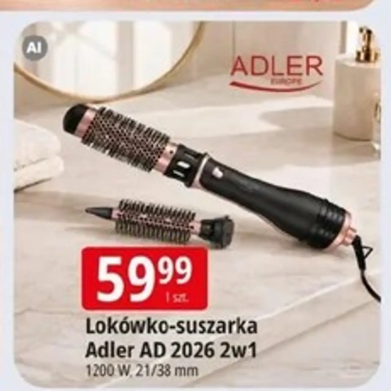Lokówko-suszarka ad 2026 Adler