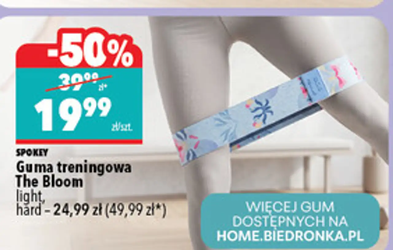 Guma treningowa The Bloom Spokey light/hard