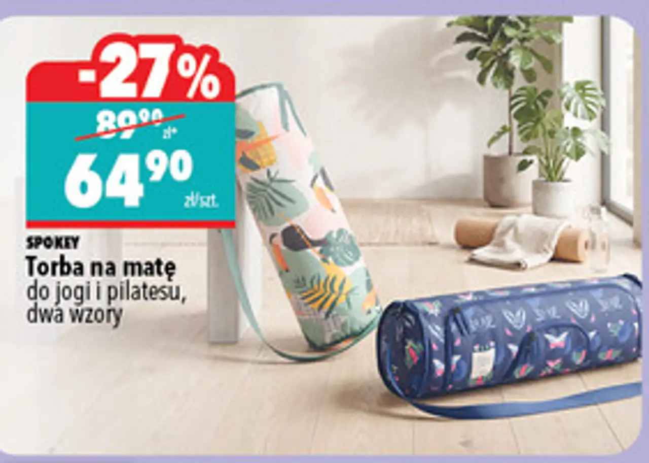 Torba na matę do jogi i pilatesu Spokey