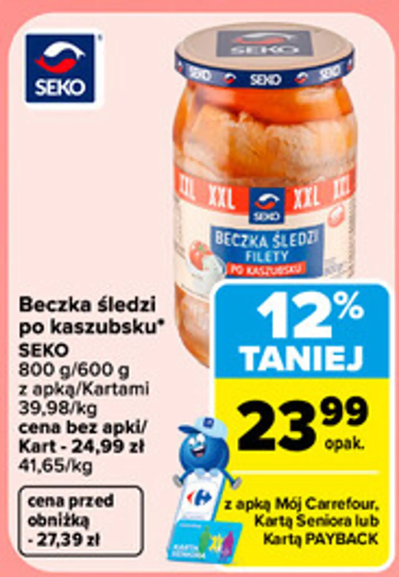 Beczka śledzi po kaszubsku SEKO