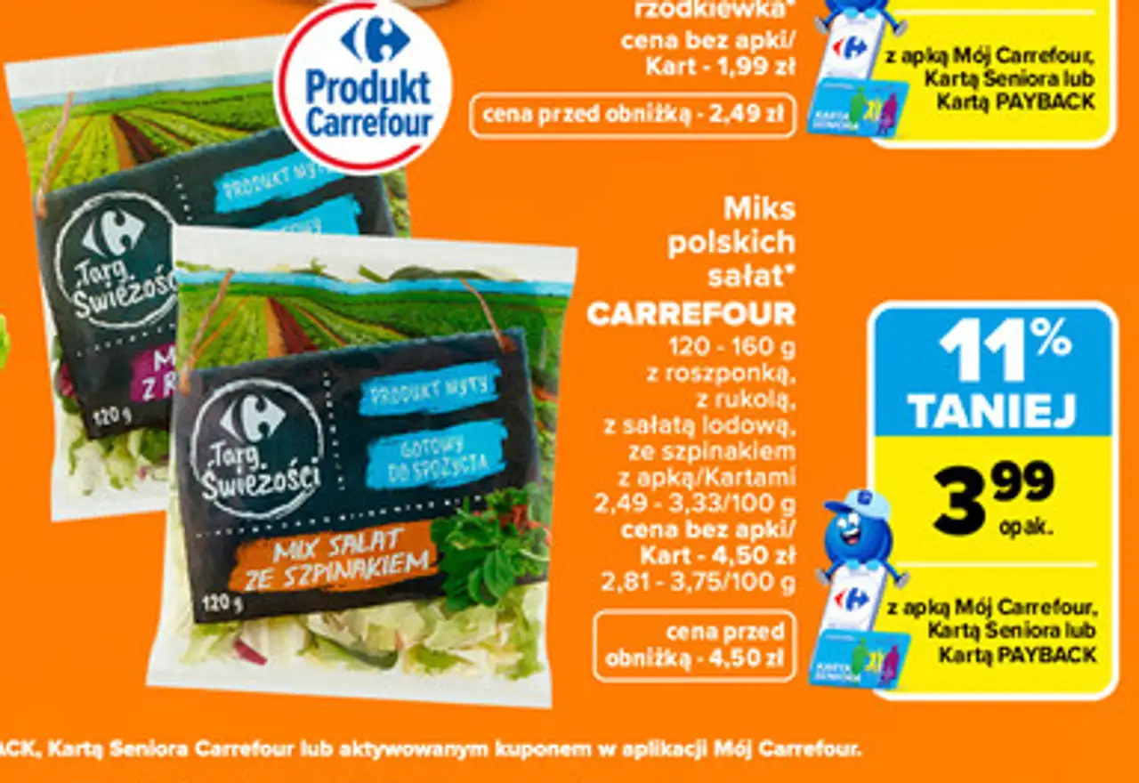 Miks polskich sałat CARREFOUR