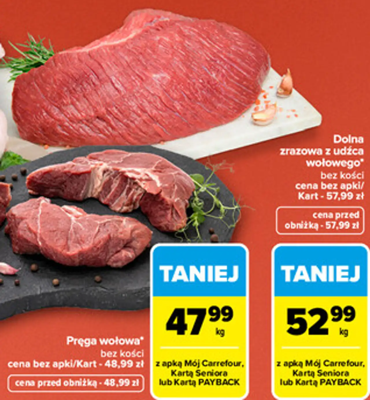 Dolna zrazowa z udźca wołowego bez kości