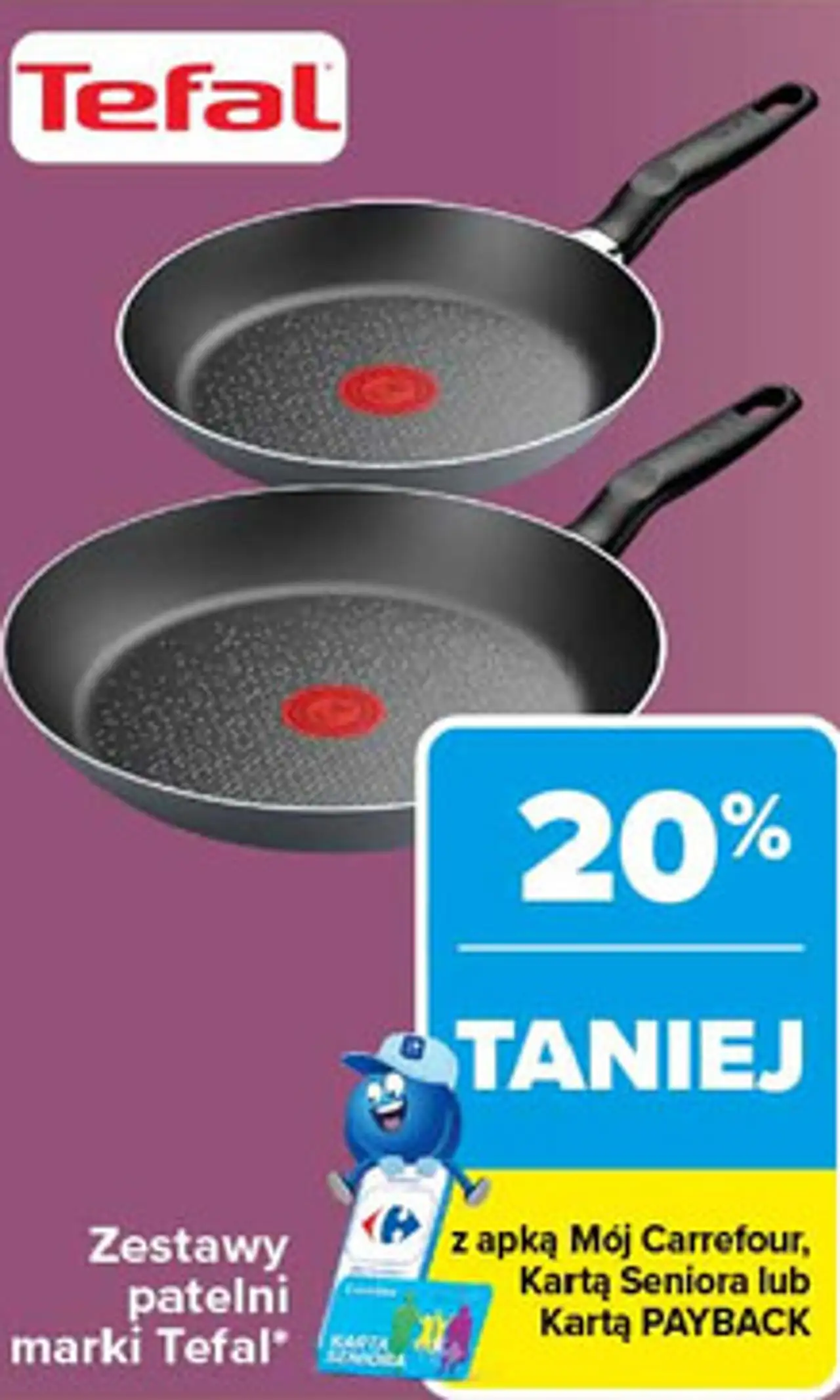 Zestawy patelni marki Tefal