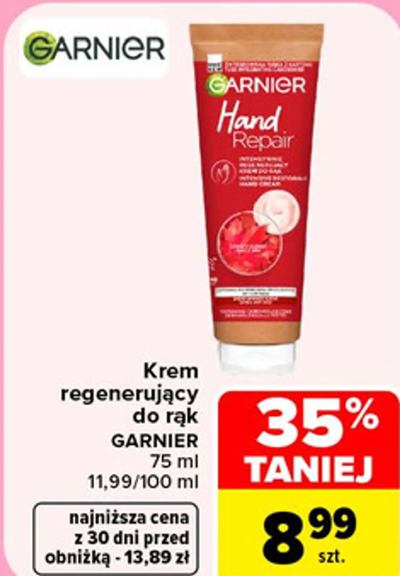 Krem regenerujący do rąk GARNIER
