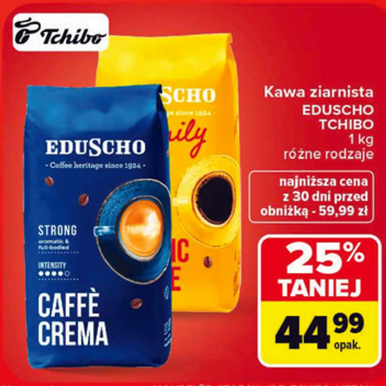 Kawa ziarnista Eduscho Tchibo