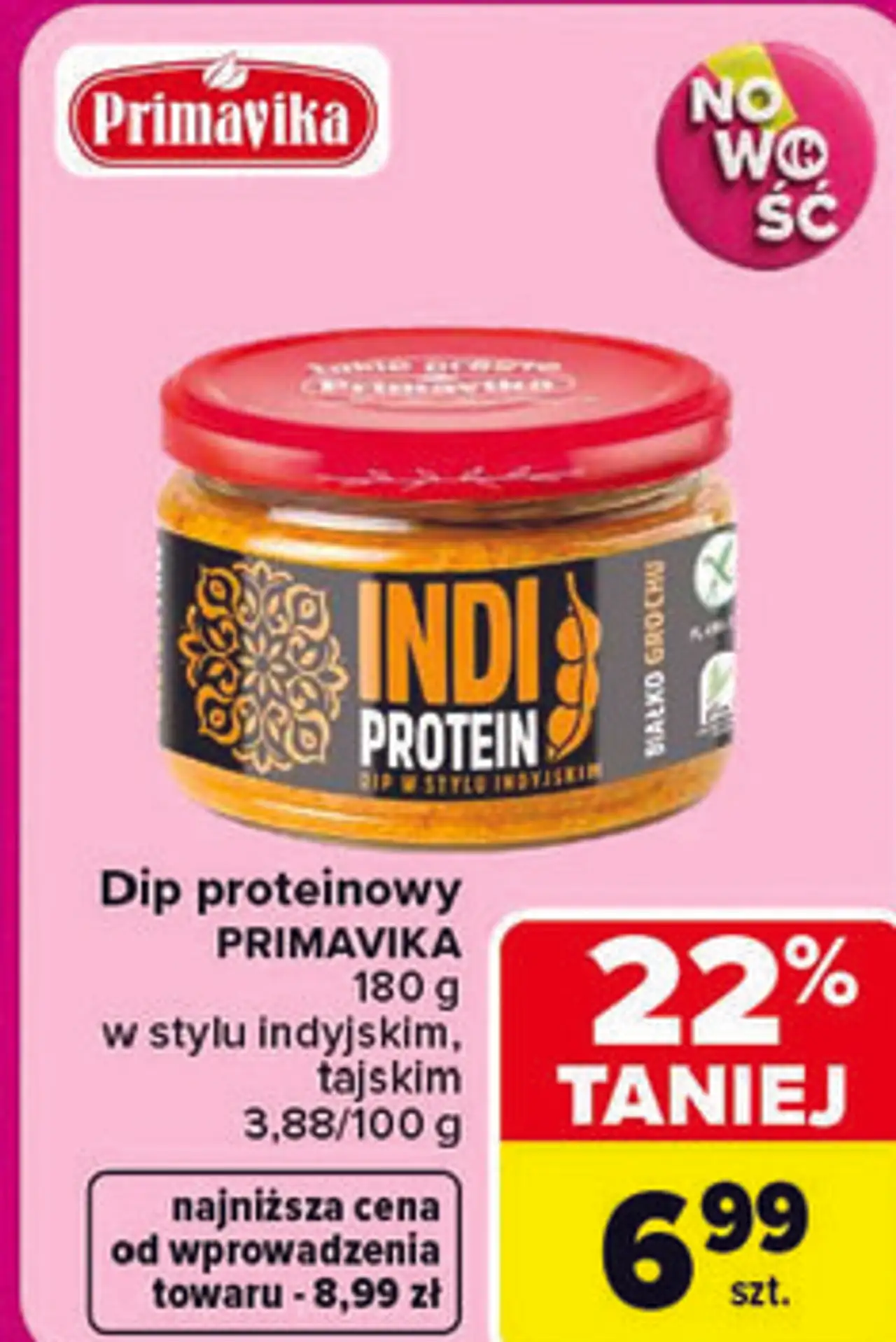 Dip proteinowy PRIMAVIKA w stylu indyjskim, tajskim