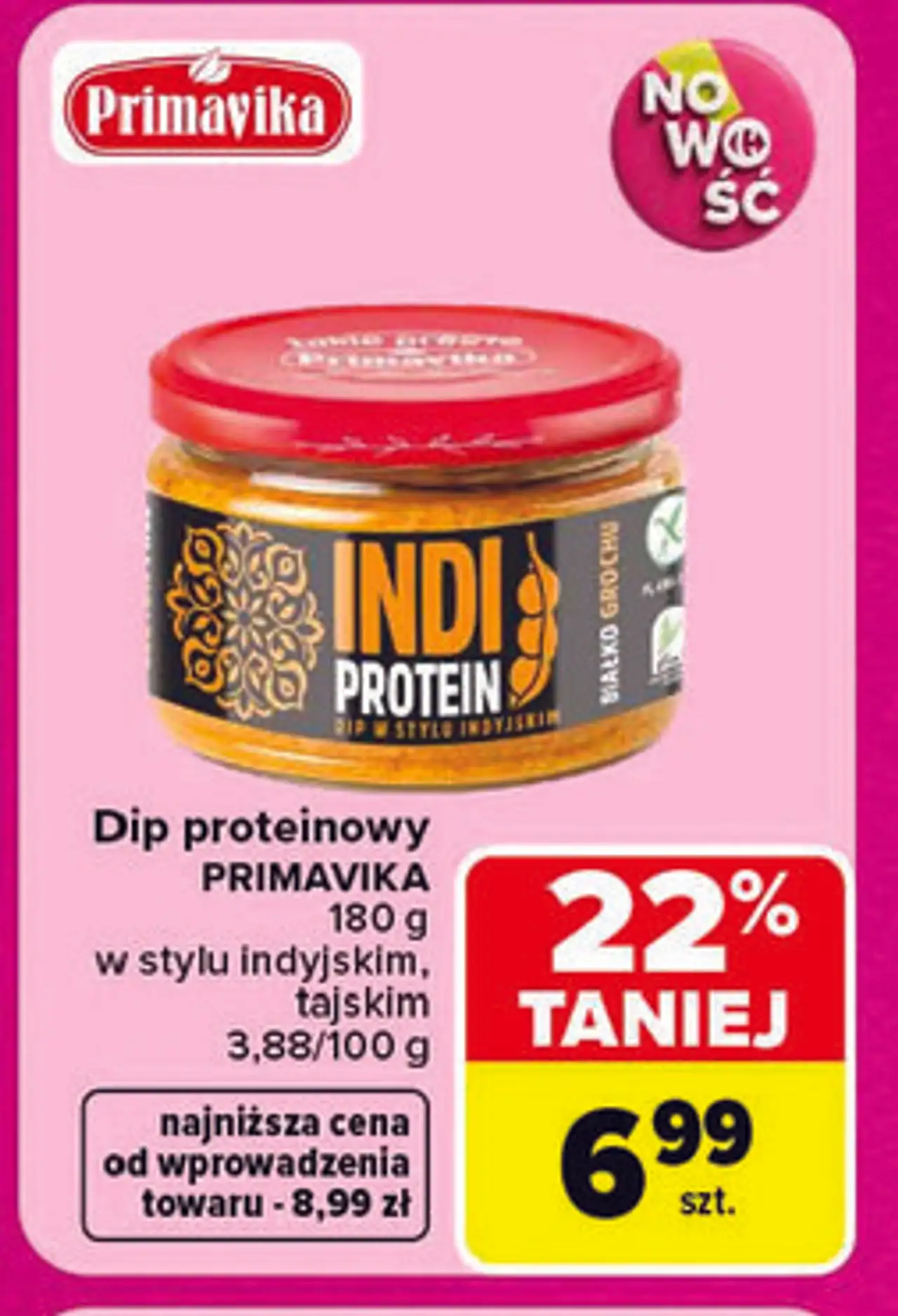 Dip proteinowy PRIMAVIKA w stylu indyjskim, tajskim