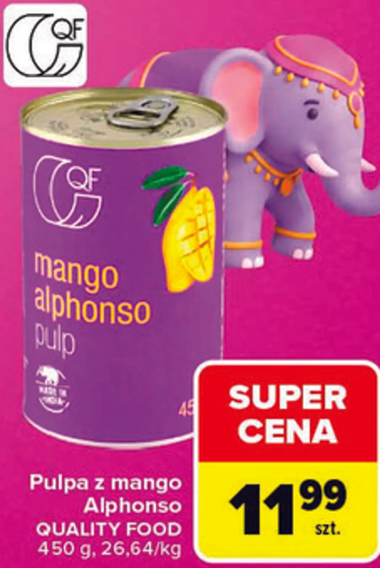 Pulpa z mango Alphonso Quality Food