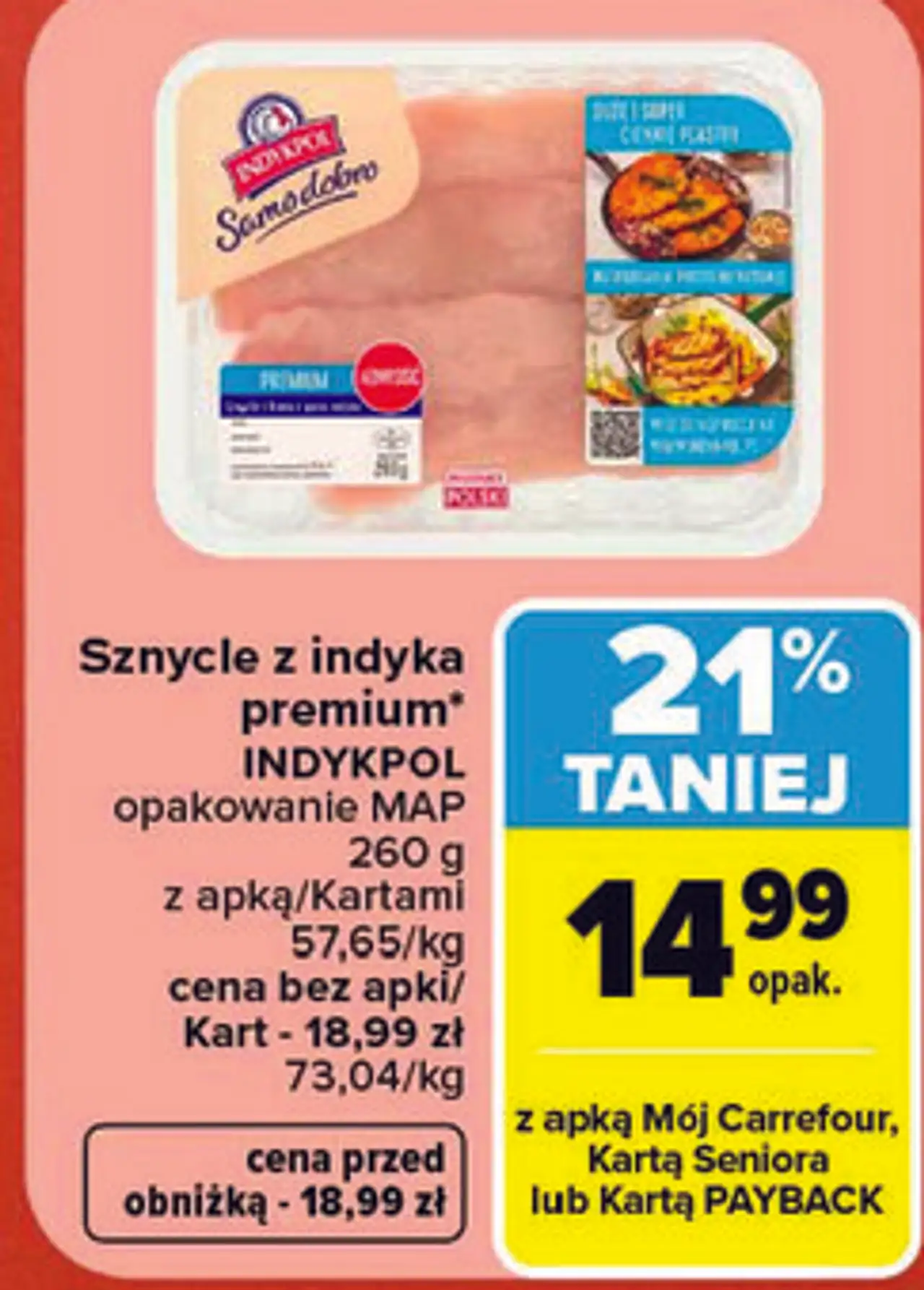Sznycle z indyka premium INDYKPOL