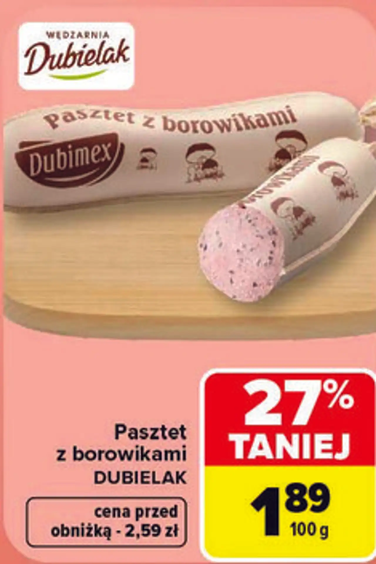 Pasztet z borowikami Dubielak