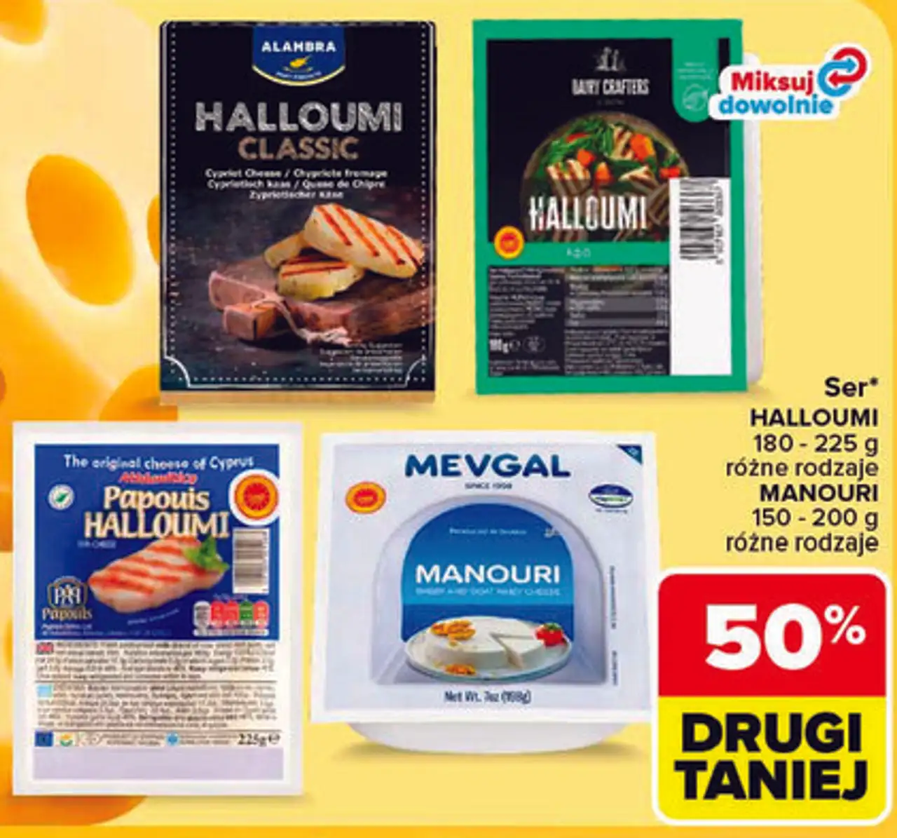 Ser Halloumi Alambra, Dairy Crafters, Papouis lub Manouri Mevgal