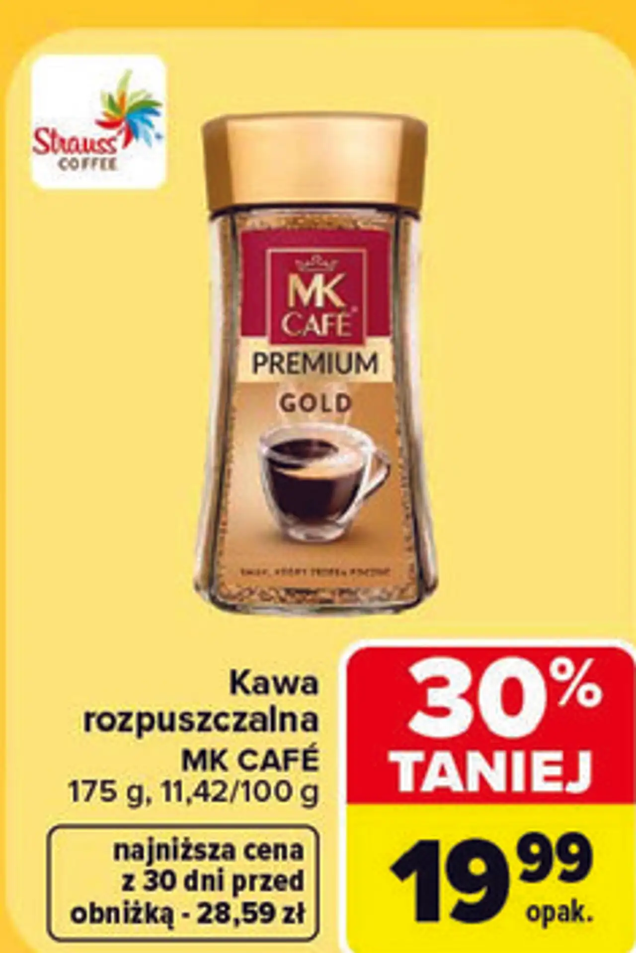 Kawa rozpuszczalna MK Café Premium Gold