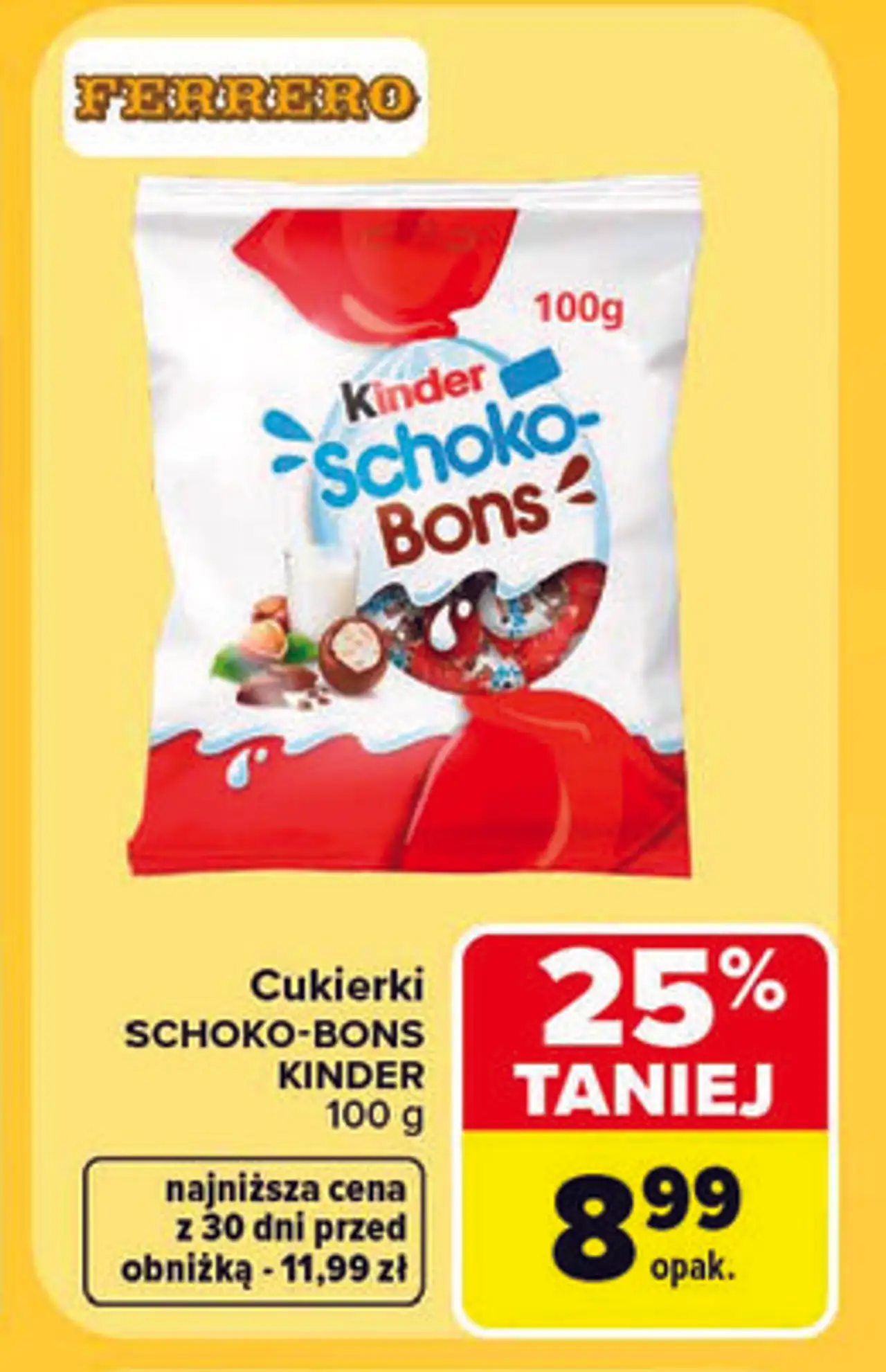 Cukierki Schoko-Bons Kinder