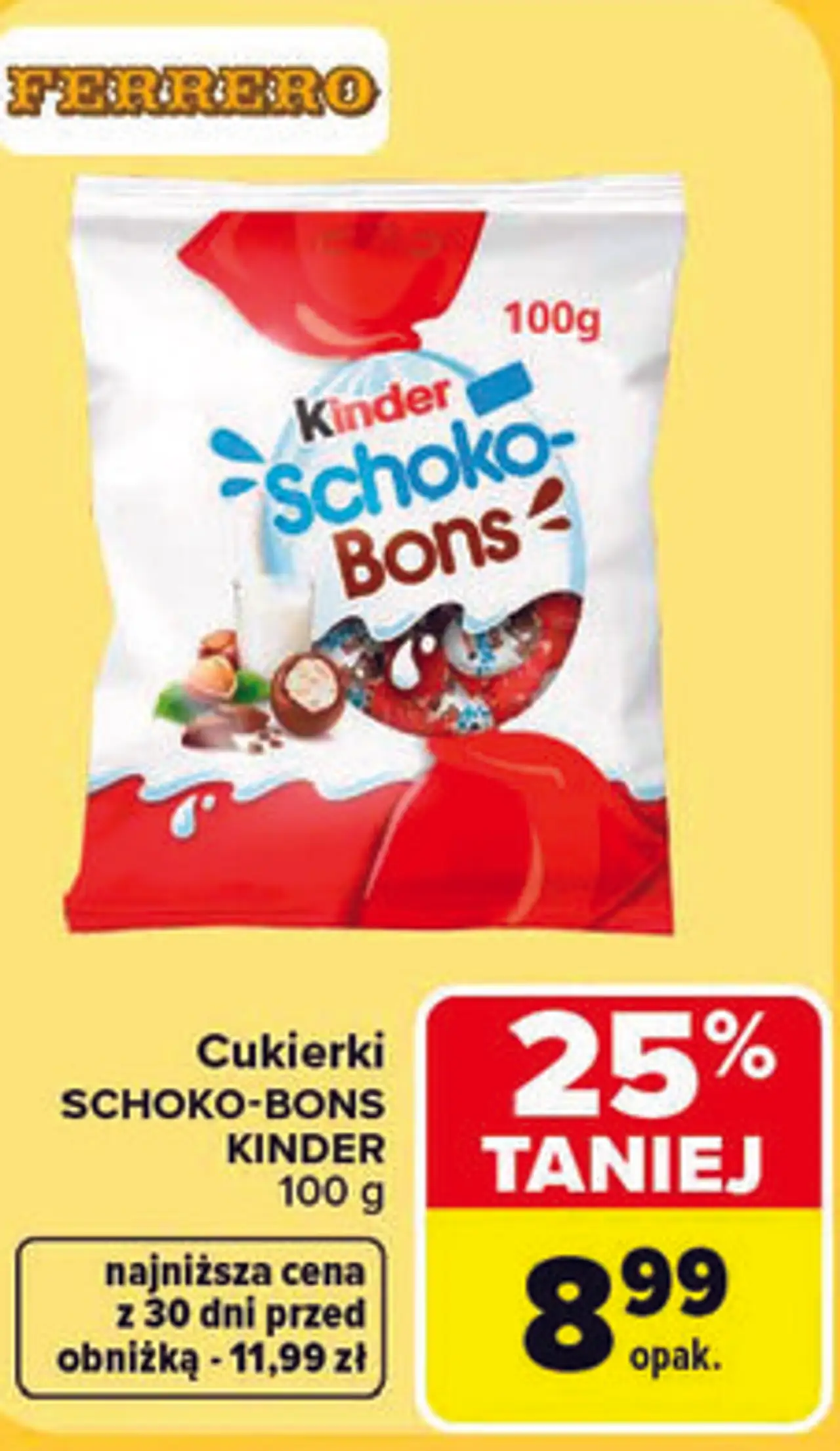 Cukierki Kinder Schoko-Bons
