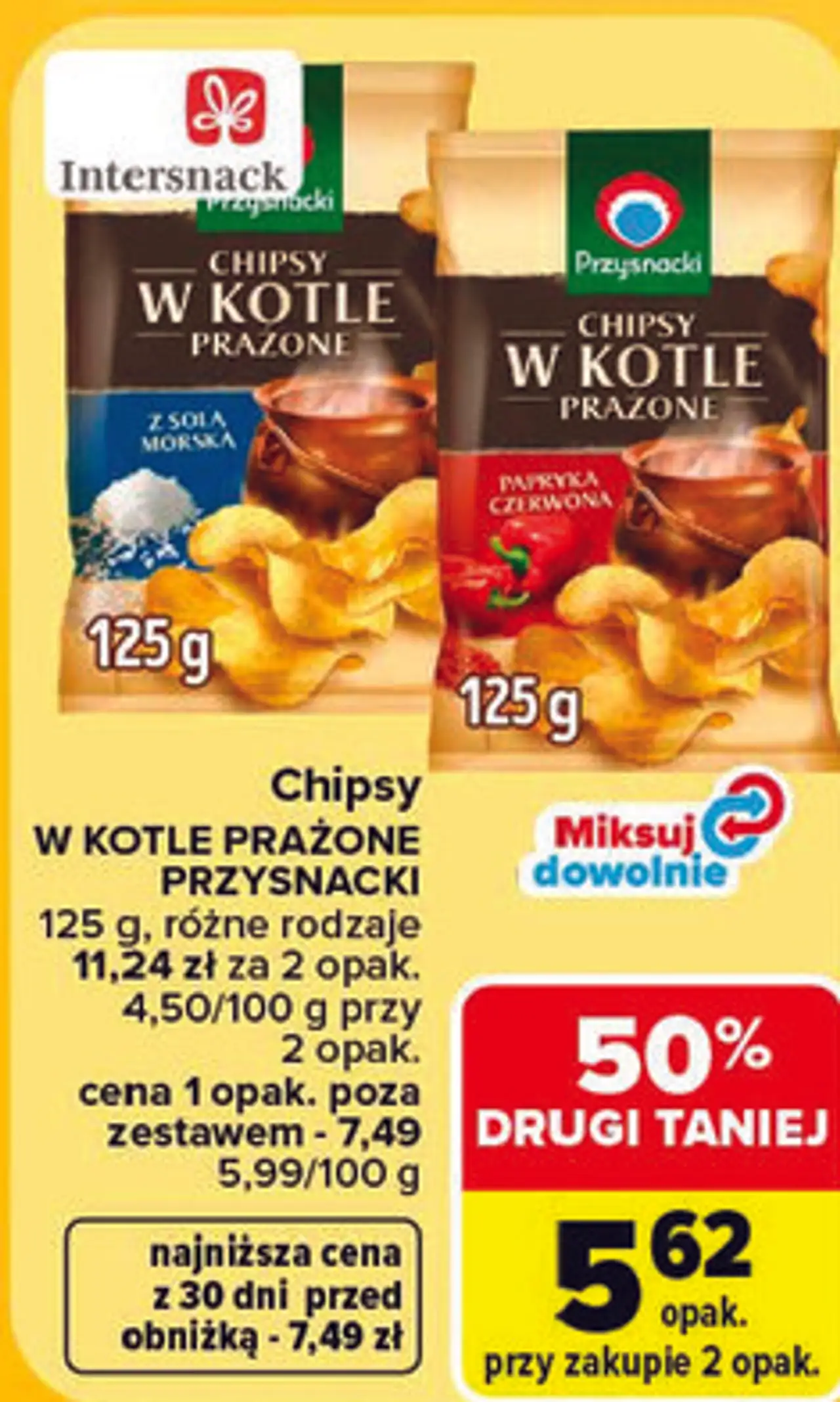 Chipsy W KOTLE PRAŻONE PRZYSNACKI